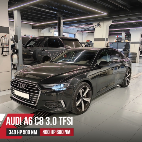 Чип тюнинг Audi A6 C8 55TFSI DLZA 340hp